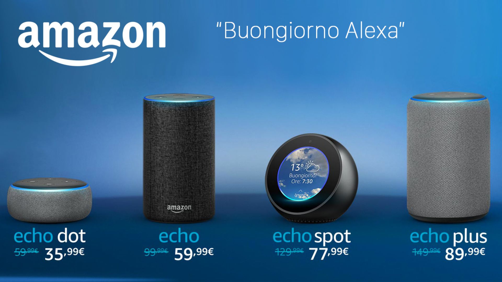 Amazon lancia Alexa anche in Italia, ecco i 5 dispositivi