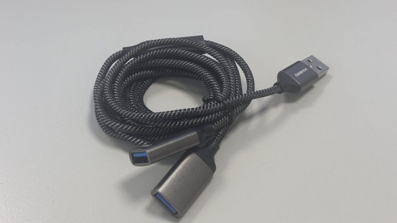 KiwiBird Splitter USB doppia presa cavo 2m