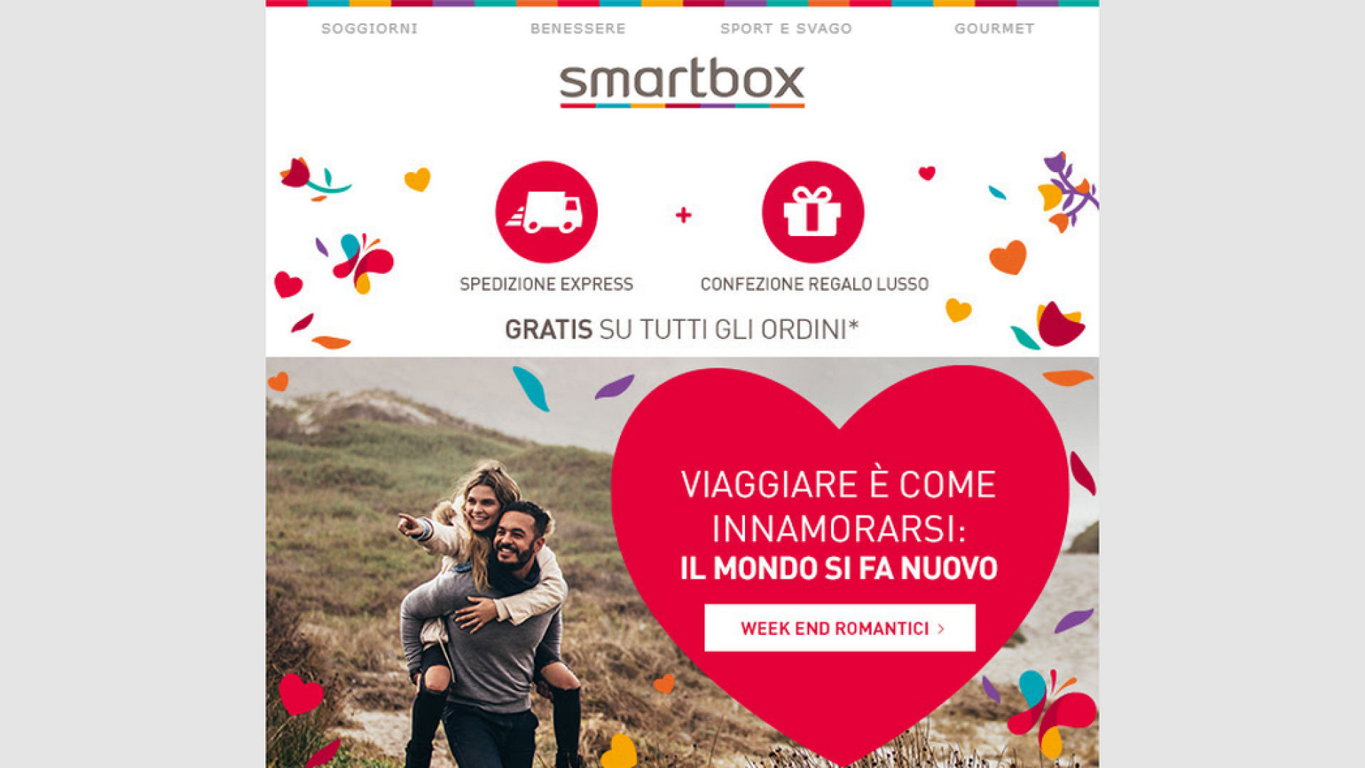 Smartbox febbraio 2019, codice sconto 8%